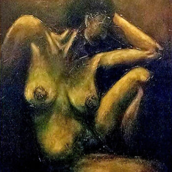 Картина под названием "Shame" - Andre Devolder, Подлинное произведение искусства, Масло