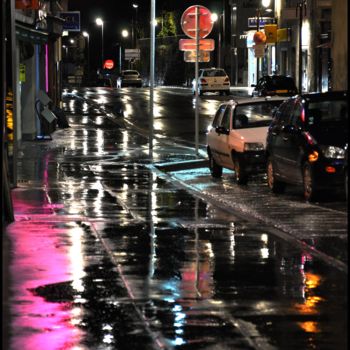 Photographie intitulée "Metal urbain" par André Galvan, Œuvre d'art originale