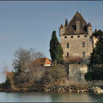 Fotografia zatytułowany „Yvoire /le donjon /…” autorstwa André Galvan, Oryginalna praca