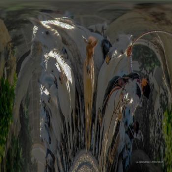 Digitale Kunst mit dem Titel "chevaux-art-numeriq…" von André Goinaud, Original-Kunstwerk