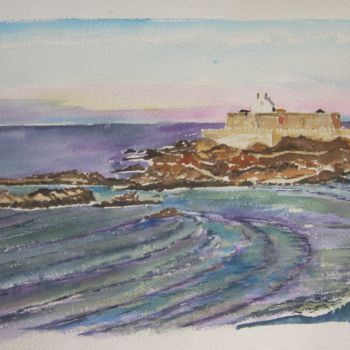Painting titled "le fort national, s…" by André Le Nen, Original Artwork, Ink