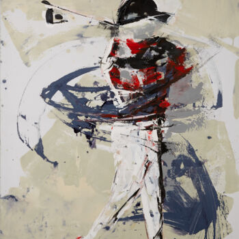 Malerei mit dem Titel "le-swing-matiere" von Andre Marc Serrano, Original-Kunstwerk, Acryl