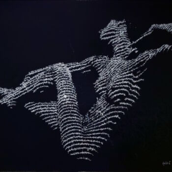 Sculpture intitulée "Rêverie en verrerie" par André Marot, Œuvre d'art originale, Verre Monté sur Panneau de bois
