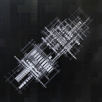 Картина под названием "bw200417" - André Nadal, Подлинное произведение искусства, Масло
