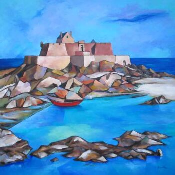 Painting titled "Saint-Malo" by Andre Quelme, Original Artwork