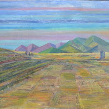 Pittura intitolato "California Dreaming" da Andre Volchinski, Opera d'arte originale, Olio