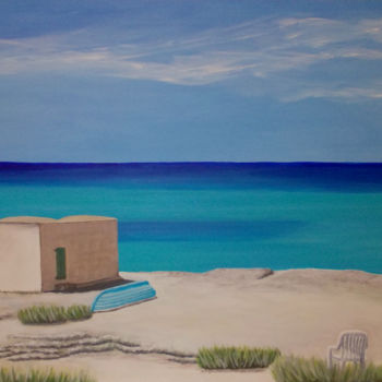 Painting titled "Early Siesta" by Andrea Antolini, Original Artwork, Acrylic