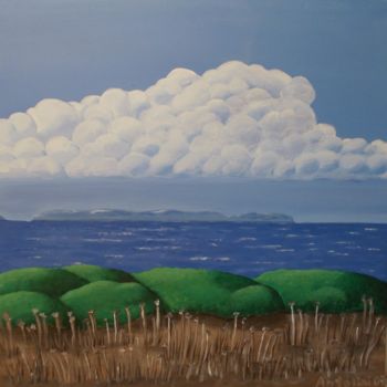 Картина под названием "Mountain of Clouds…" - Andrea Antolini, Подлинное произведение искусства, Акрил