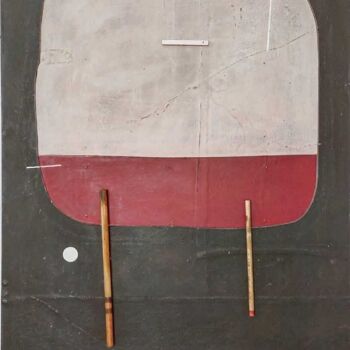 Pintura titulada "Astratto morbido ne…" por Andrea Balzano, Obra de arte original, Acrílico Montado en Bastidor de camilla d…