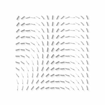 Цифровое искусство под названием "Bars pattern 4 - AR…" - Andrea Benítez, Подлинное произведение искусства, Цифровая живопись