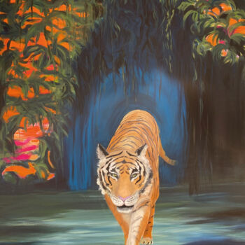 Картина под названием "Out of the Jungle –…" - Andrea Eisenberger, Подлинное произведение искусства, Акрил