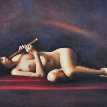 Peinture intitulée "SONATINA" par Andrea Esposito, Œuvre d'art originale, Huile