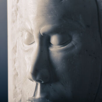 Скульптура под названием "Meditazione" - Andrea Gardini, Подлинное произведение искусства, Камень