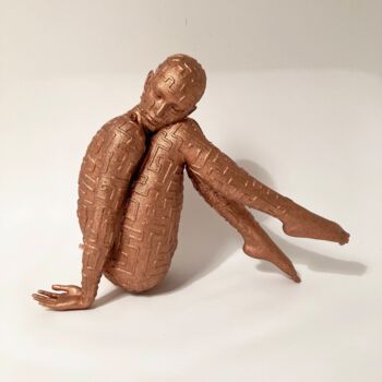 Sculpture titled "LIFE IS MAZE (2/20)" by Andrea Giorgi, Original Artwork, Plastic