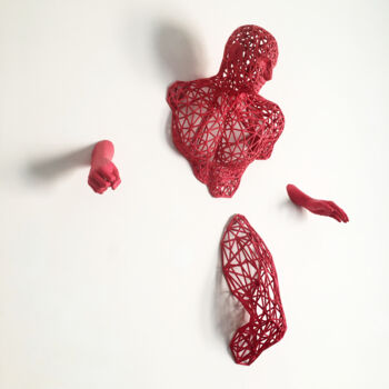 Escultura intitulada "WARRIOR 9/10" por Andrea Giorgi, Obras de arte originais, Plástico