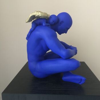 Sculpture titled "BABYANGEL (3/25)" by Andrea Giorgi, Original Artwork, Plastic