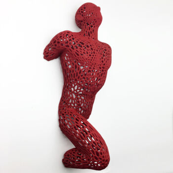 「Escape small size」というタイトルの彫刻 Andrea Giorgiによって, オリジナルのアートワーク, プラスチック