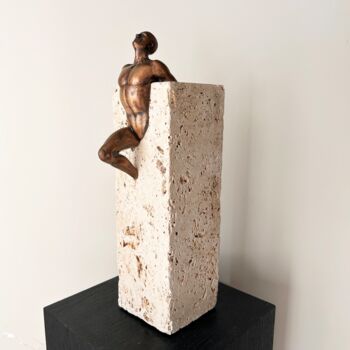 Sculpture intitulée "ESCAPE" par Andrea Giorgi, Œuvre d'art originale, Bronze