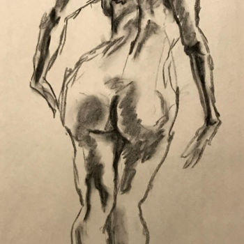 Drawing titled "figure-3.jpg" by Andrea Kotnik, Original Artwork, Charcoal
