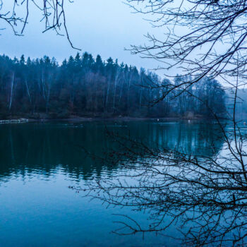 Photography titled "Stimmung am See 2" by Andrea Meister, Original Artwork, Digital Photography