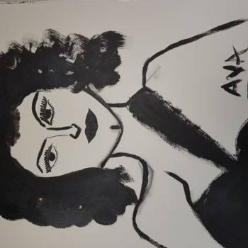 Painting titled "Ava gardner" by Andréa Pardineille, Original Artwork