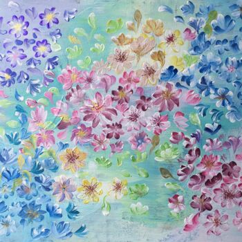 Pittura intitolato "Spring" da Andrea Schwarz, Opera d'arte originale, Acrilico