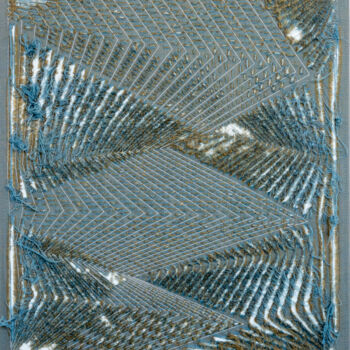 Arte textil titulada "Sopravvento" por Andrea Simone Peruzzo, Obra de arte original, Bordado Montado en Bastidor de camilla…