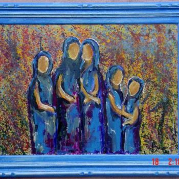 Painting titled "Mulheres/ Women" by Andréa Dórea, Original Artwork