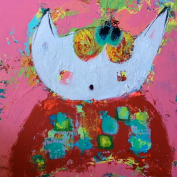 Картина под названием "sweet" - Andrea H., Подлинное произведение искусства, Акрил Установлен на Деревянная рама для носилок