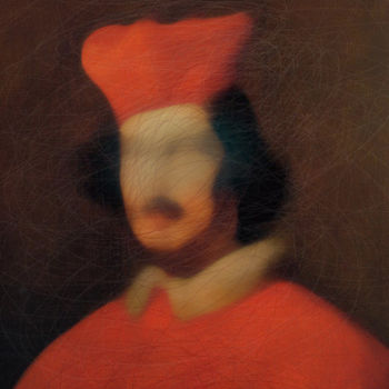 Artes digitais intitulada "Cardinal" por Andrea Pisano, Obras de arte originais, Pintura digital