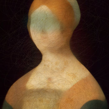 Цифровое искусство под названием "ritratto di donna c…" - Andrea Pisano, Подлинное произведение искусства, Цифровая живопись