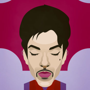 Arte digital titulada "Prince" por Andrea Pisano, Obra de arte original, Collages