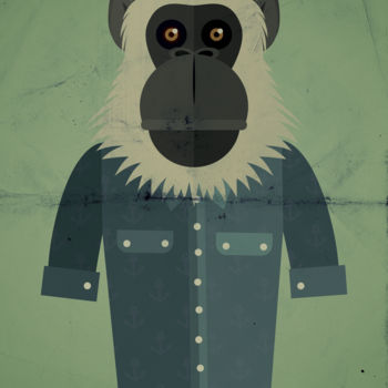Digital Arts titled "monkey style #03" by Andrea Pisano, Original Artwork, 2D Digital Work