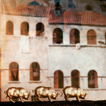 「Ai confini della ci…」というタイトルのデジタルアーツ Andrea Pisanoによって, オリジナルのアートワーク, デジタル絵画