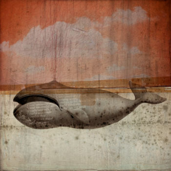Grafika cyfrowa / sztuka generowana cyfrowo zatytułowany „La Balena dell'Amore” autorstwa Andrea Pisano, Oryginalna praca, M…