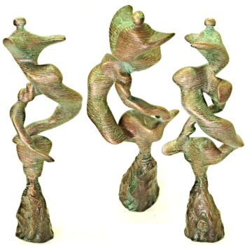 Sculptuur getiteld "Tanz" door Andreas Loeschner-Gornau, Origineel Kunstwerk, Hars