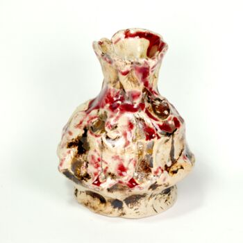 Design intitulée "Vase "Höhle Lascaux…" par Andreas Loeschner-Gornau, Œuvre d'art originale, Céramique