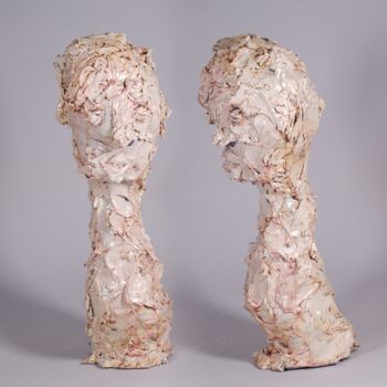 Sculpture titled "Polydektes" by Andreas Loeschner-Gornau, Original Artwork, Ceramics