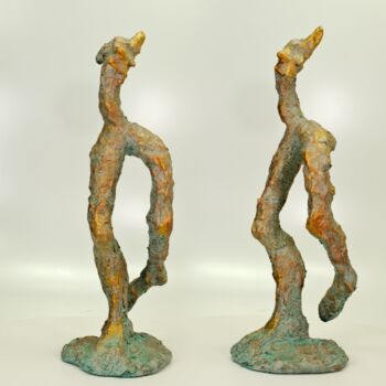 Sculpture titled "Terpsichore" by Andreas Loeschner-Gornau, Original Artwork, Ceramics
