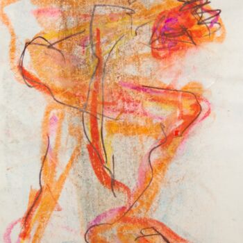 Рисунок под названием "Achilles" - Andreas Loeschner-Gornau, Подлинное произведение искусства, Карандаш