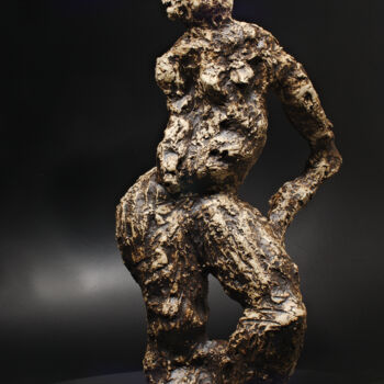 Γλυπτική με τίτλο "Syrinx" από Andreas Loeschner-Gornau, Αυθεντικά έργα τέχνης, Πέτρα