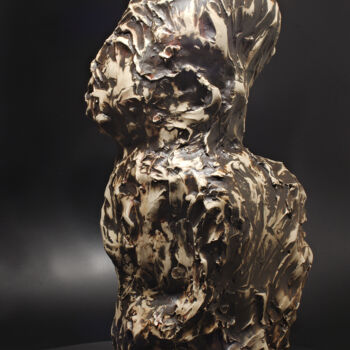 Sculpture intitulée "Vulcanus" par Andreas Loeschner-Gornau, Œuvre d'art originale, Céramique