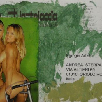 Pittura intitolato "128-porno-lolite-23…" da Andrea Sterpa, Opera d'arte originale