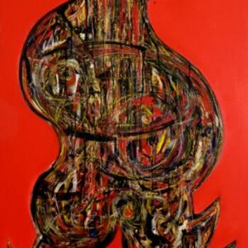 Pittura intitolato "Soggetto Non Idoneo…" da Andrea Volterra, Opera d'arte originale