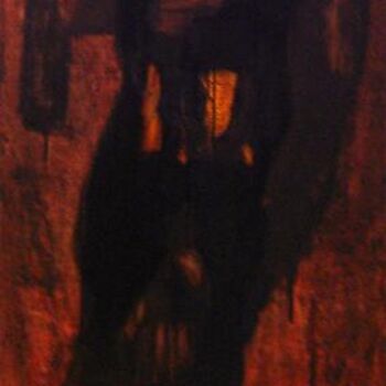 Pittura intitolato "Uomo sena Corpo" da Andrea Volterra, Opera d'arte originale