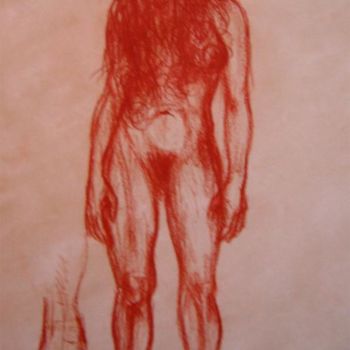 Drawing titled "nudo 11" by Andrea Volterra, Original Artwork