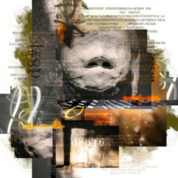 Цифровое искусство под названием "Noise no. 01" - André Bazinet, Подлинное произведение искусства
