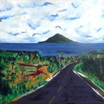 Painting titled "Camino a Puerto Ayo…" by Andrè Degel, Original Artwork, Acrylic
