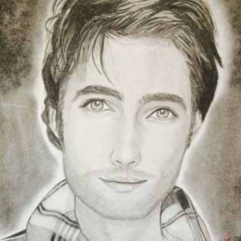 Drawing titled "Sebastian Rulli" by Andreea Chirila, Original Artwork