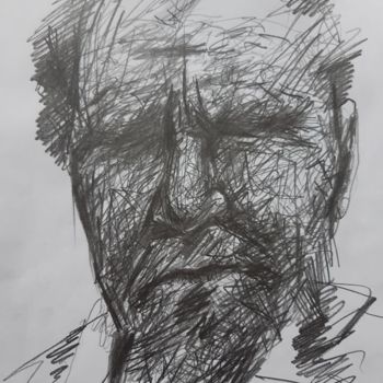 Drawing titled "Mister" by Andrei Adobritei, Original Artwork, Pencil
